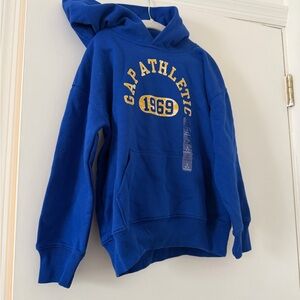 GAP Kids VintageSoft Athletic Logo Hoodie NWT 6/7